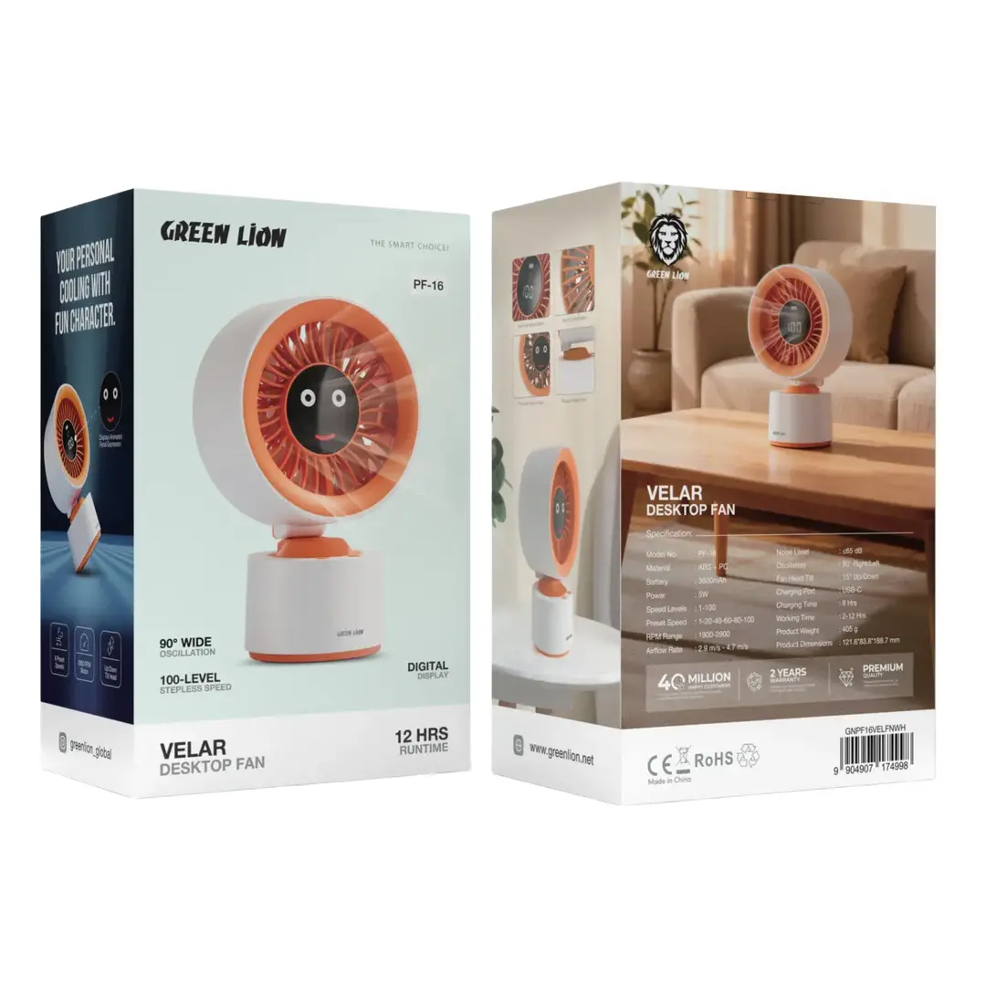 Green Lion Velar Desktop Fan 3