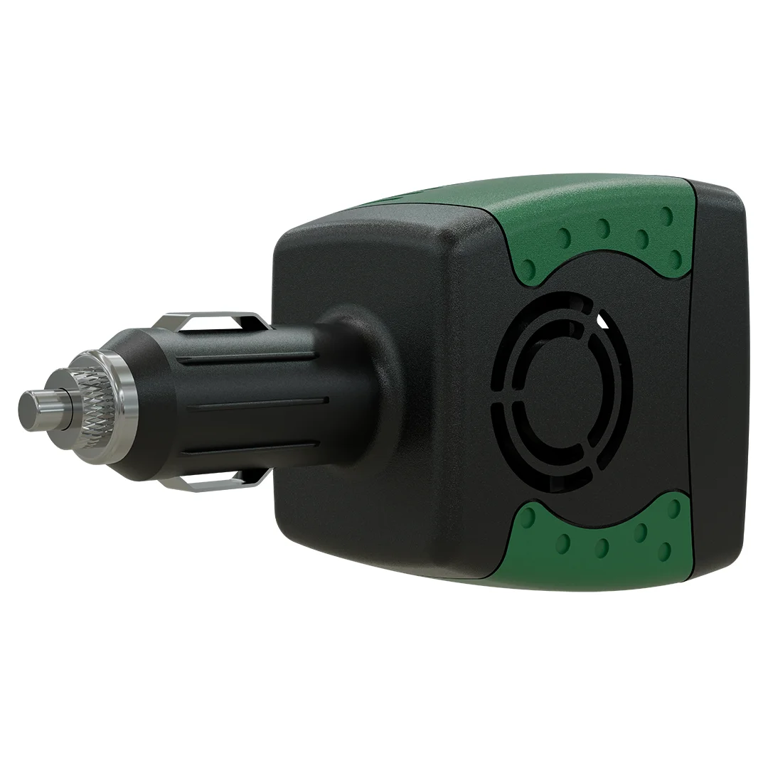 Green Lion Car Power Hub 150W Car Inverter - Black 3