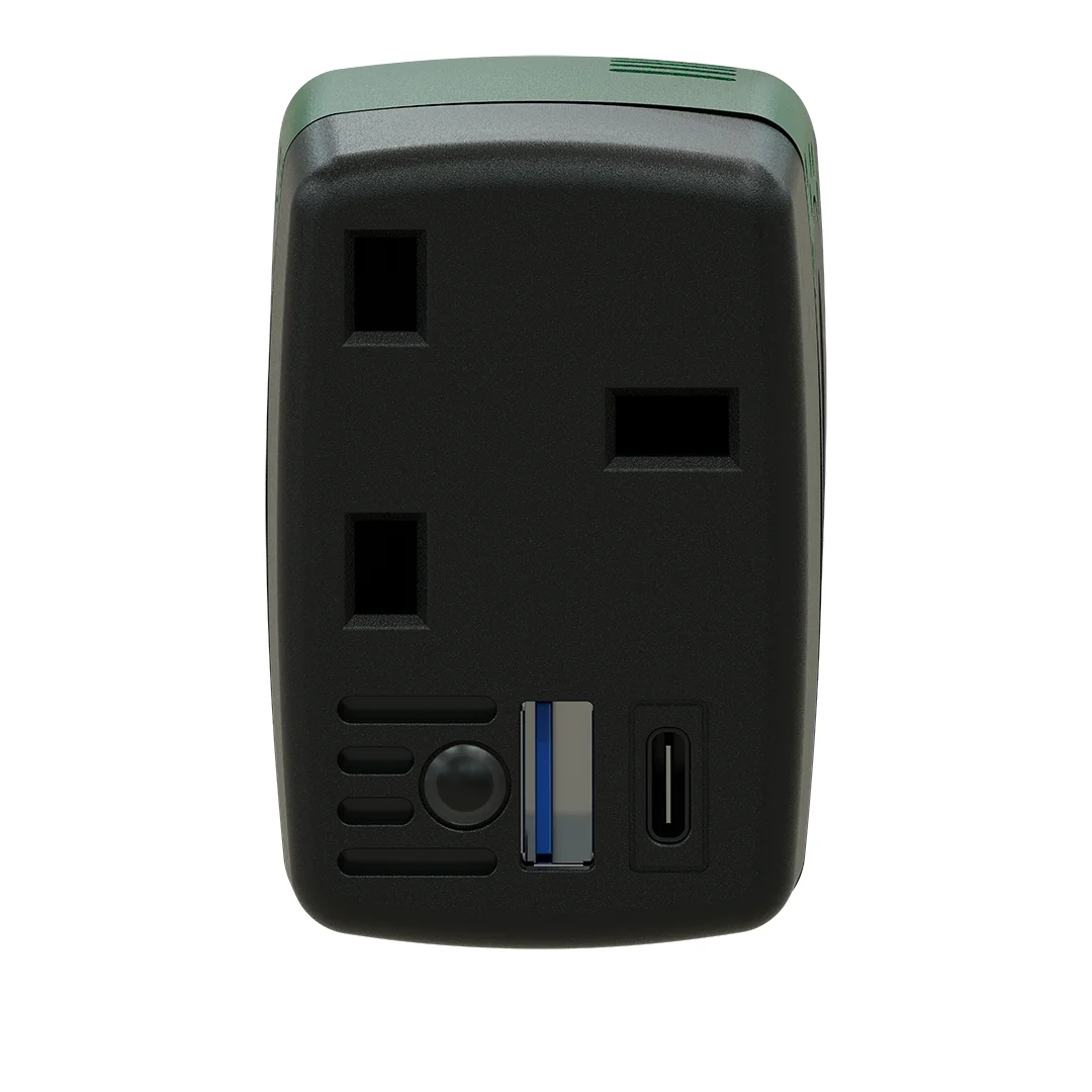 Green Lion Car Power Hub 150W Car Inverter - Black 4