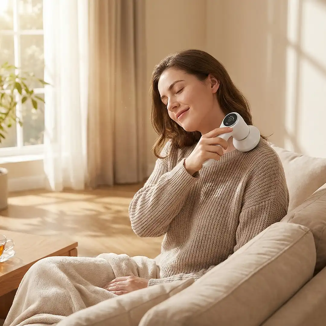 Green Lion Glide Pro Rolling Massager - White 2