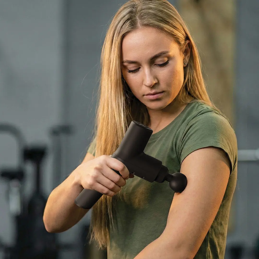 Green Lion Curve Feel Massage Gun - Black 2