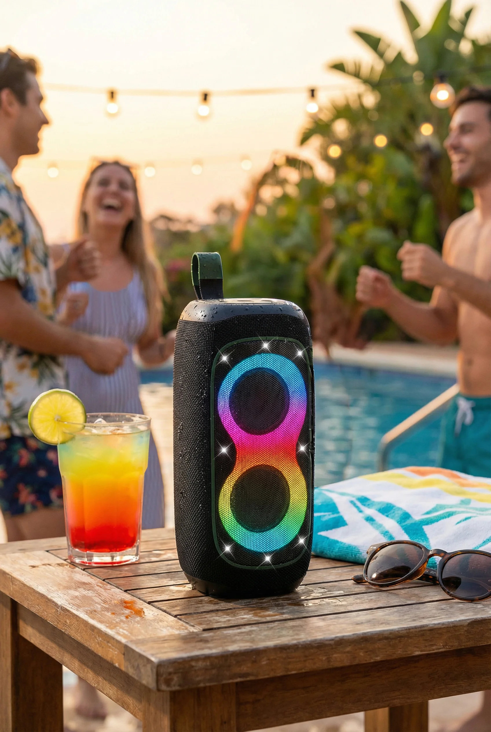 Green Lion Thunder 30 Portable Bluetooth Speaker - Black 2