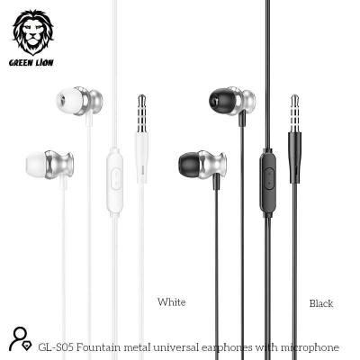 Green Lion Metal Earphone 3.5mm 4