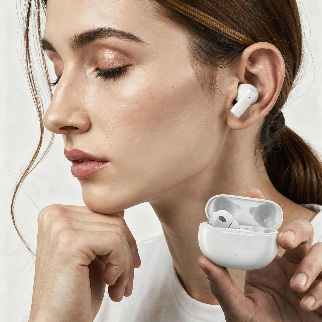 Green Lion Bellagio True Wireless Earbuds - White 2