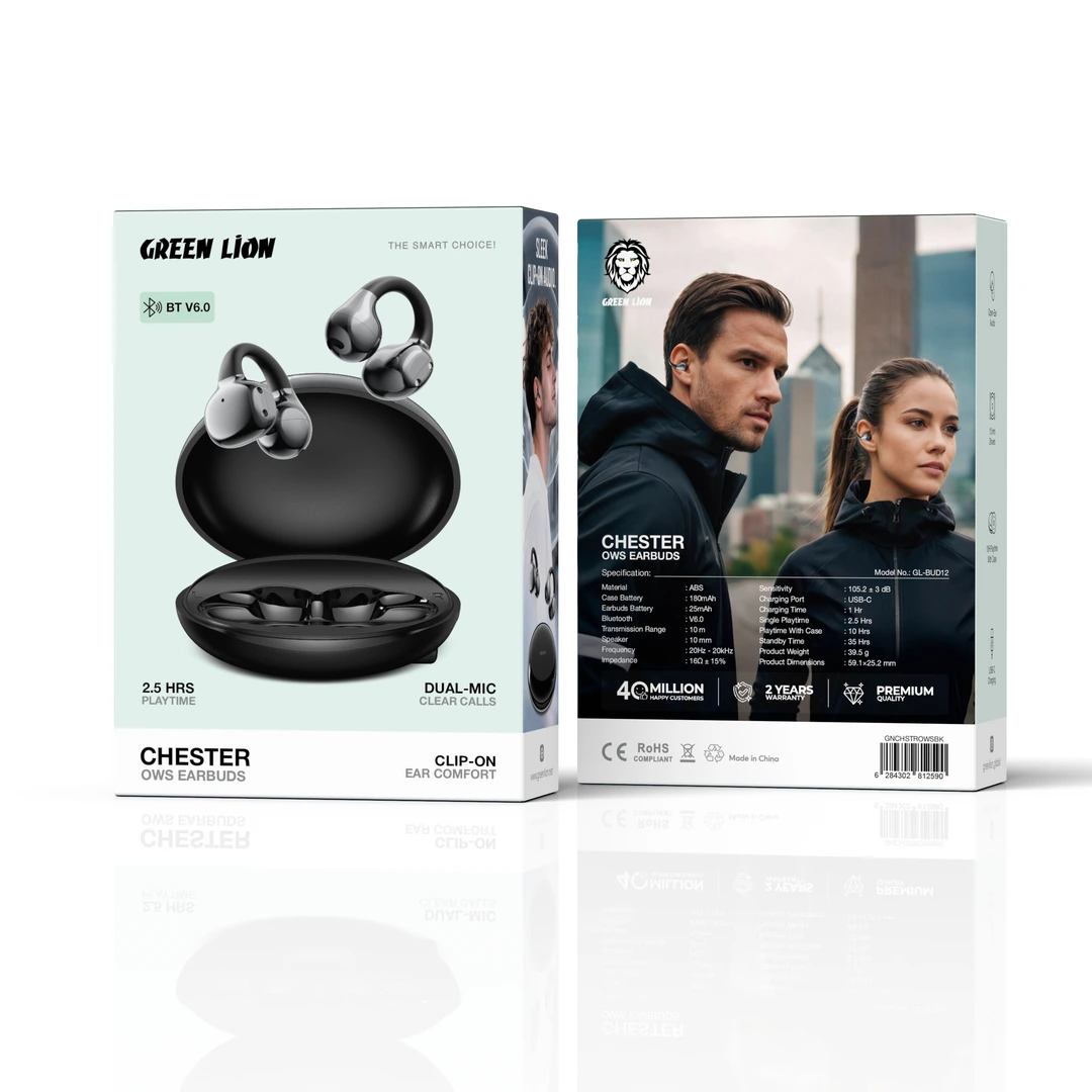 Green Lion Chester OWS Clip-On Open-Ear Earbuds 3