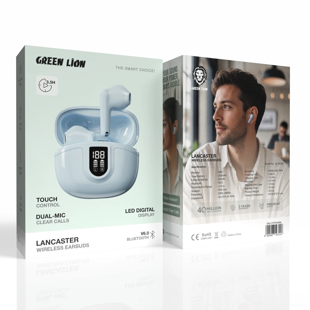 Green Lion Lancaster Wireless Earbuds 5