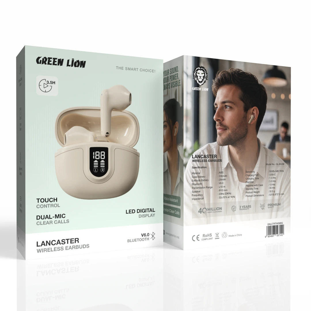 Green Lion Lancaster Wireless Earbuds 7