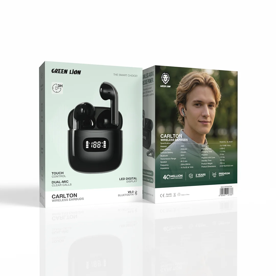 Green Lion Carlton Wireless Earbuds 9