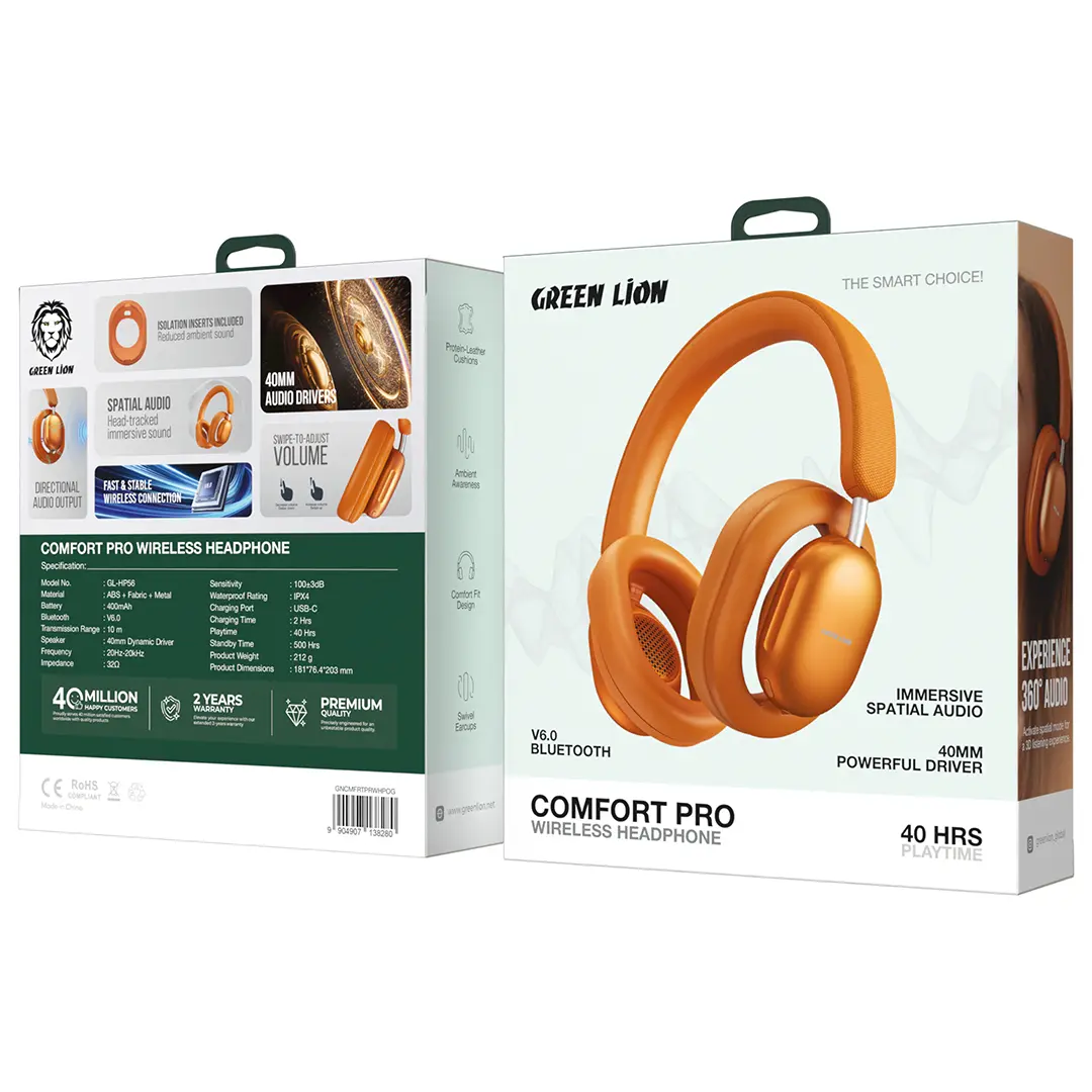 Green Lion Comfort Pro Wireless Headphones 3