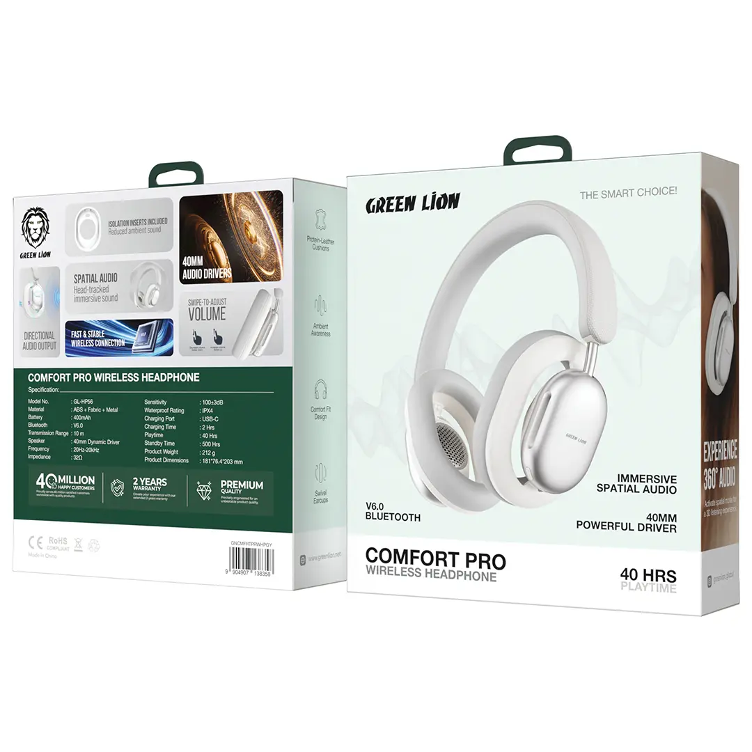 Green Lion Comfort Pro Wireless Headphones 6