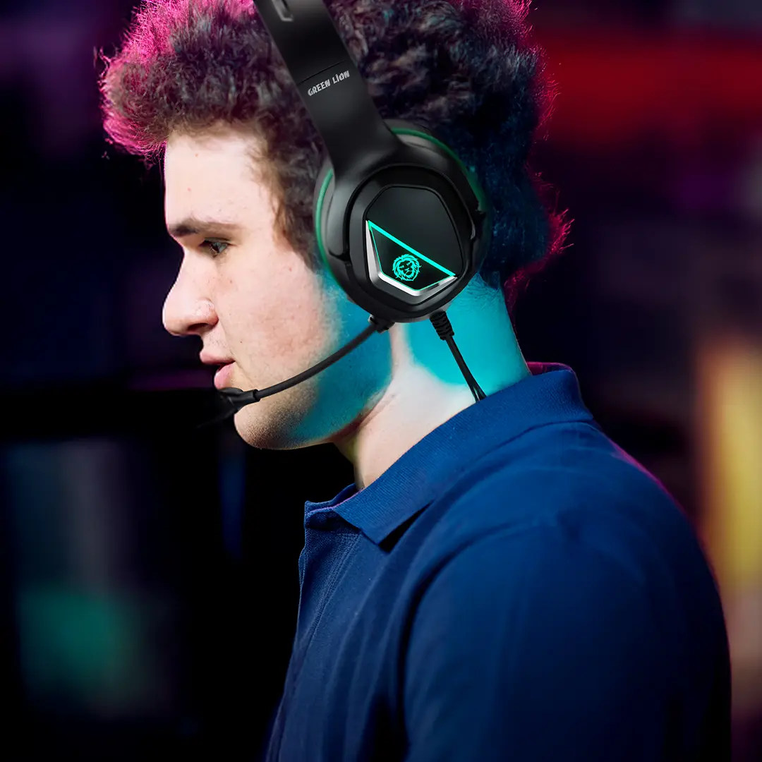 Green Lion Runner Wired Gaming Headphone 2