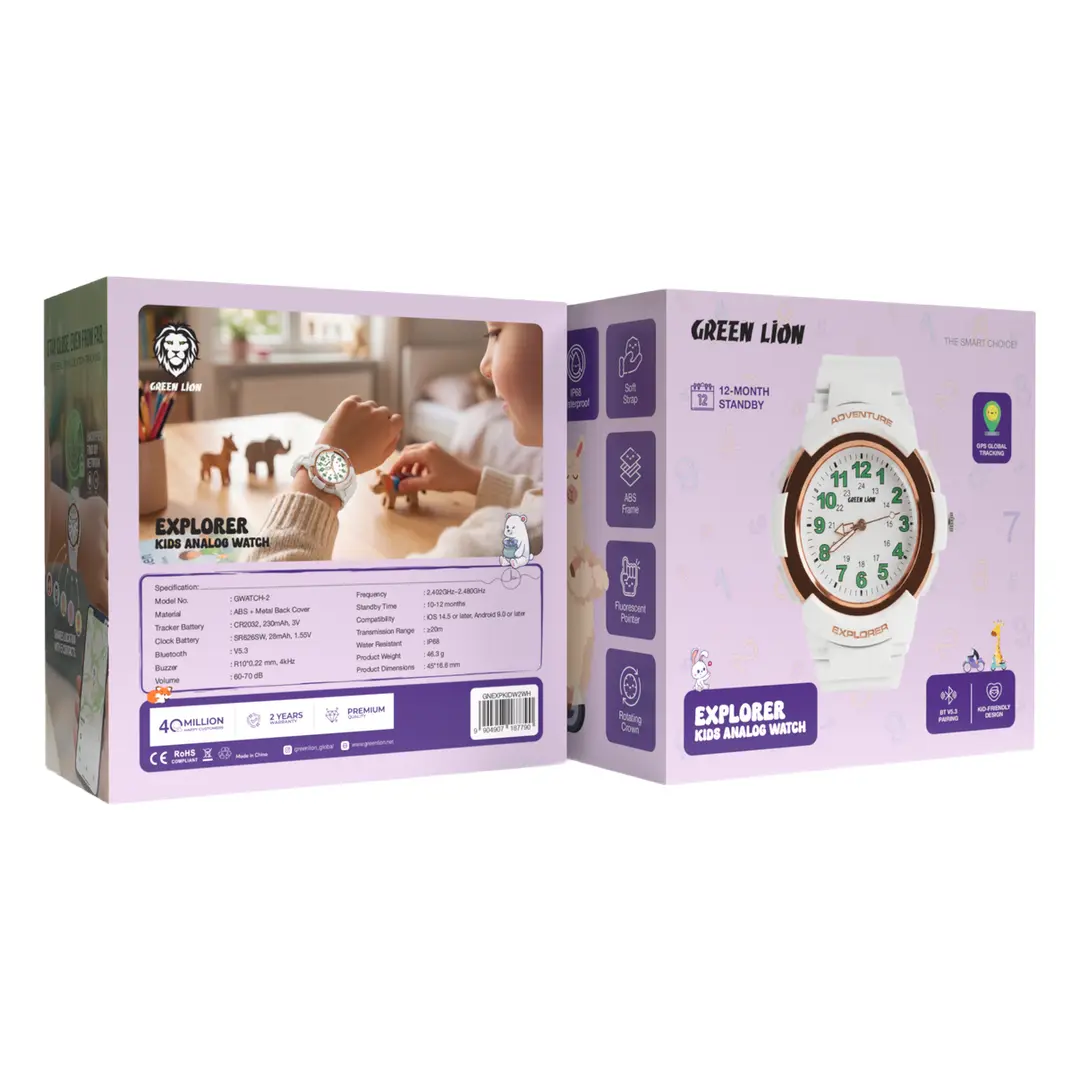 Green Lion Explorer Kids Analog Watch 3