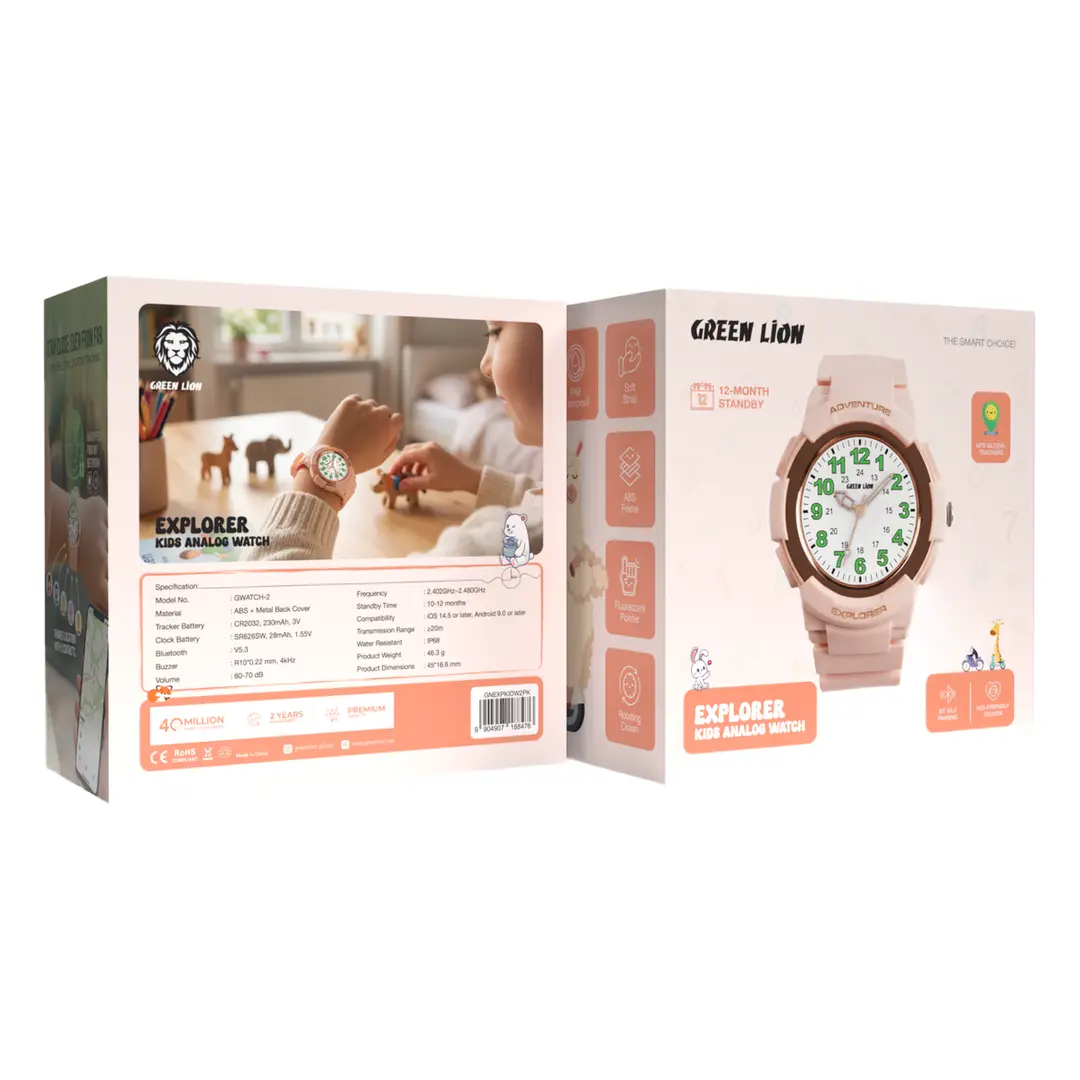 Green Lion Explorer Kids Analog Watch 5