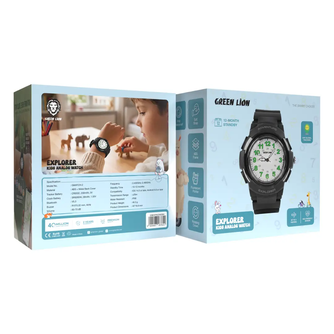 Green Lion Explorer Kids Analog Watch 7