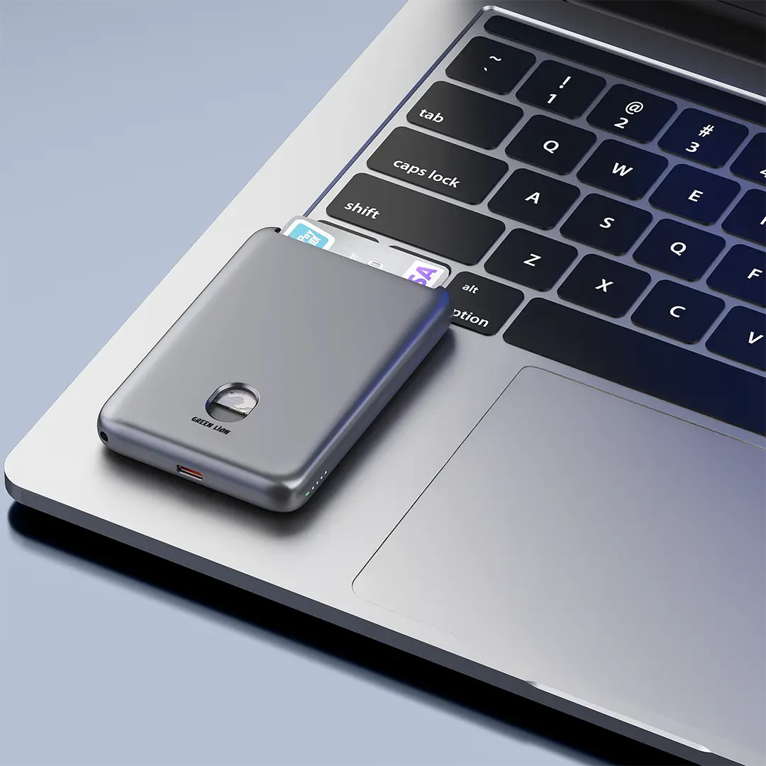 Green Lion Vetra 5000mAh Magnetic Power Bank - Gray 2