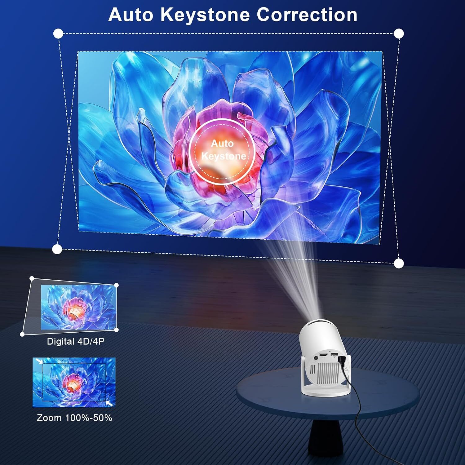 Mini Portable Smart Projector 4