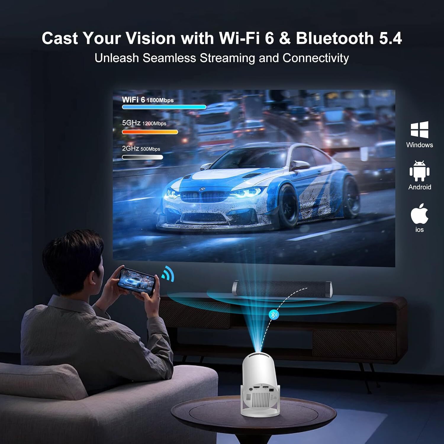 Mini Portable Smart Projector 6