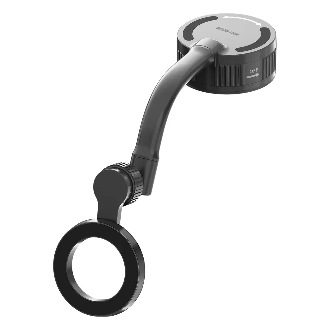 Green Lion GX-91 MagSafe Suction Car Phone Mount - Black 3