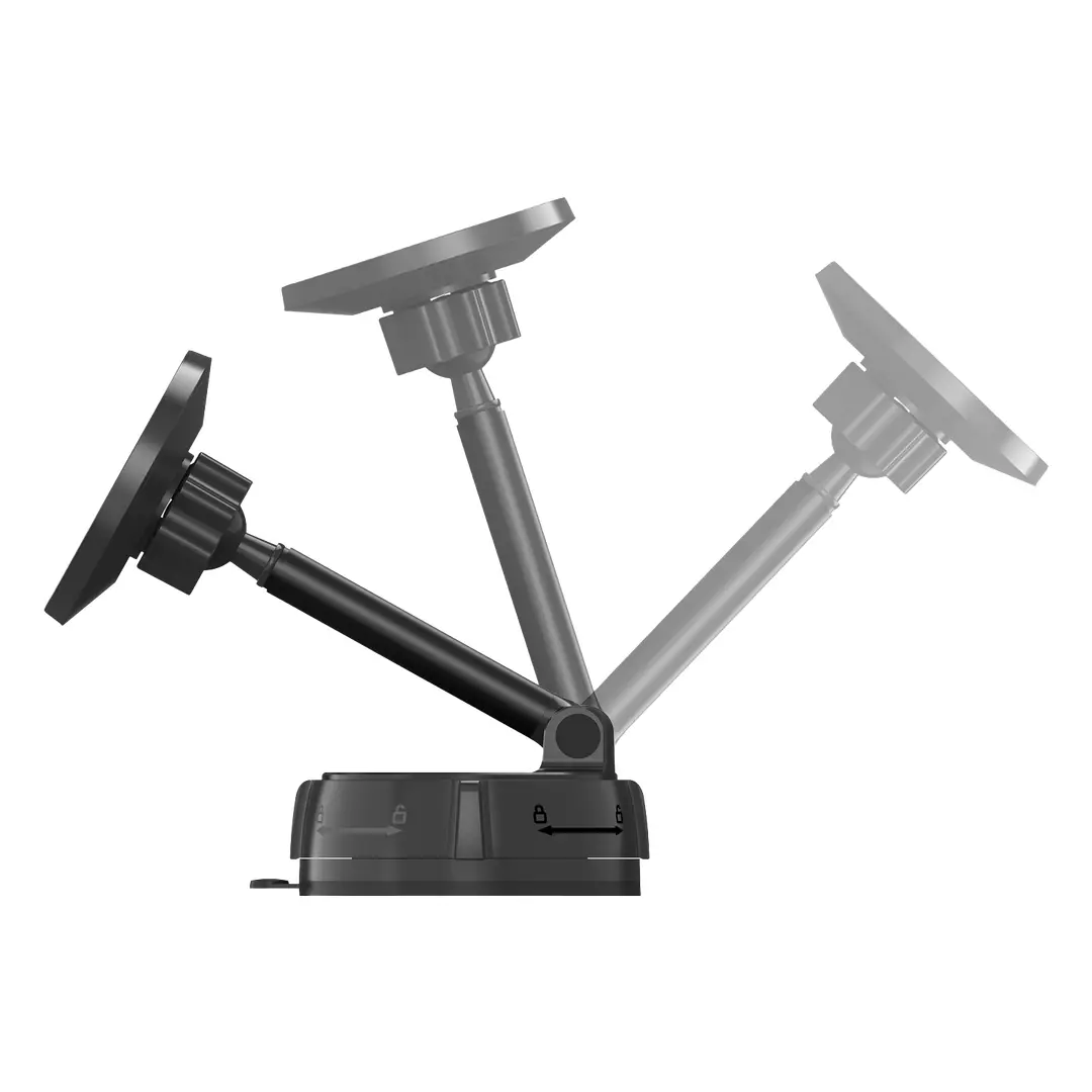 Green Lion GX-92 MagSafe Suction Car Phone Holder - Black 3