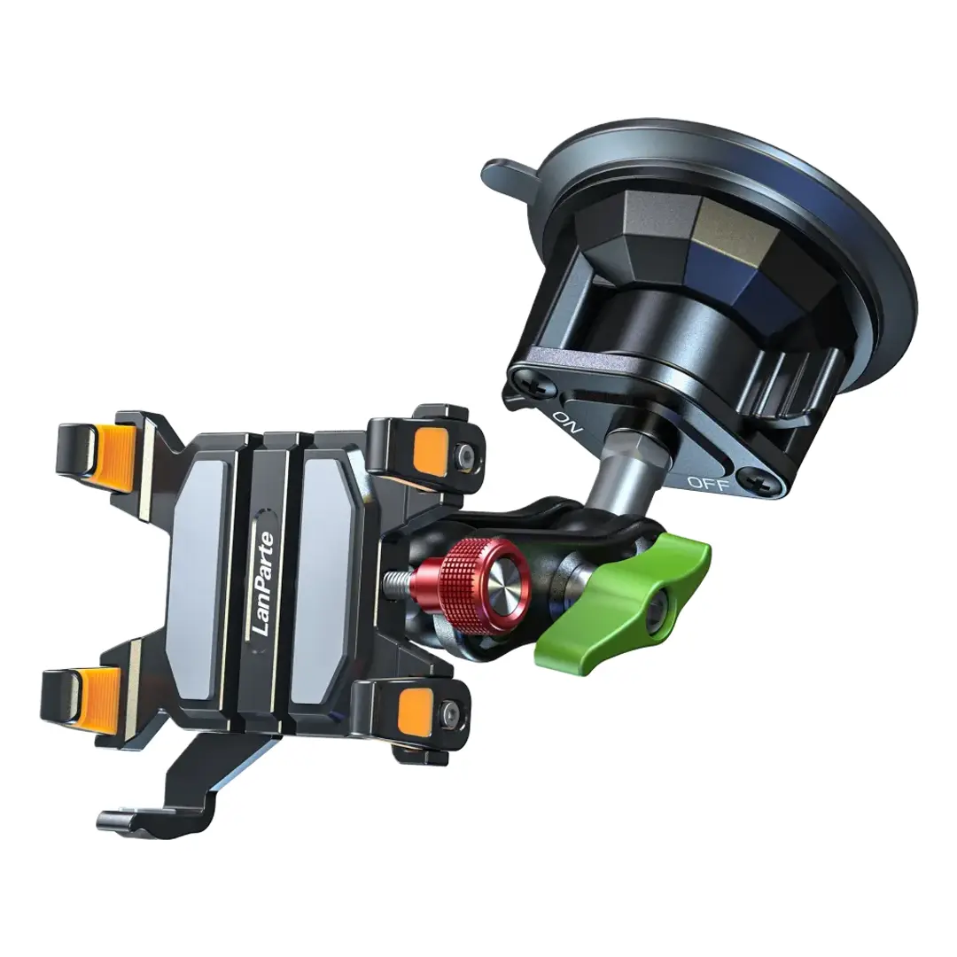 Green Lion Ultra Grip Holder with Strong Suction Cup - Black 3