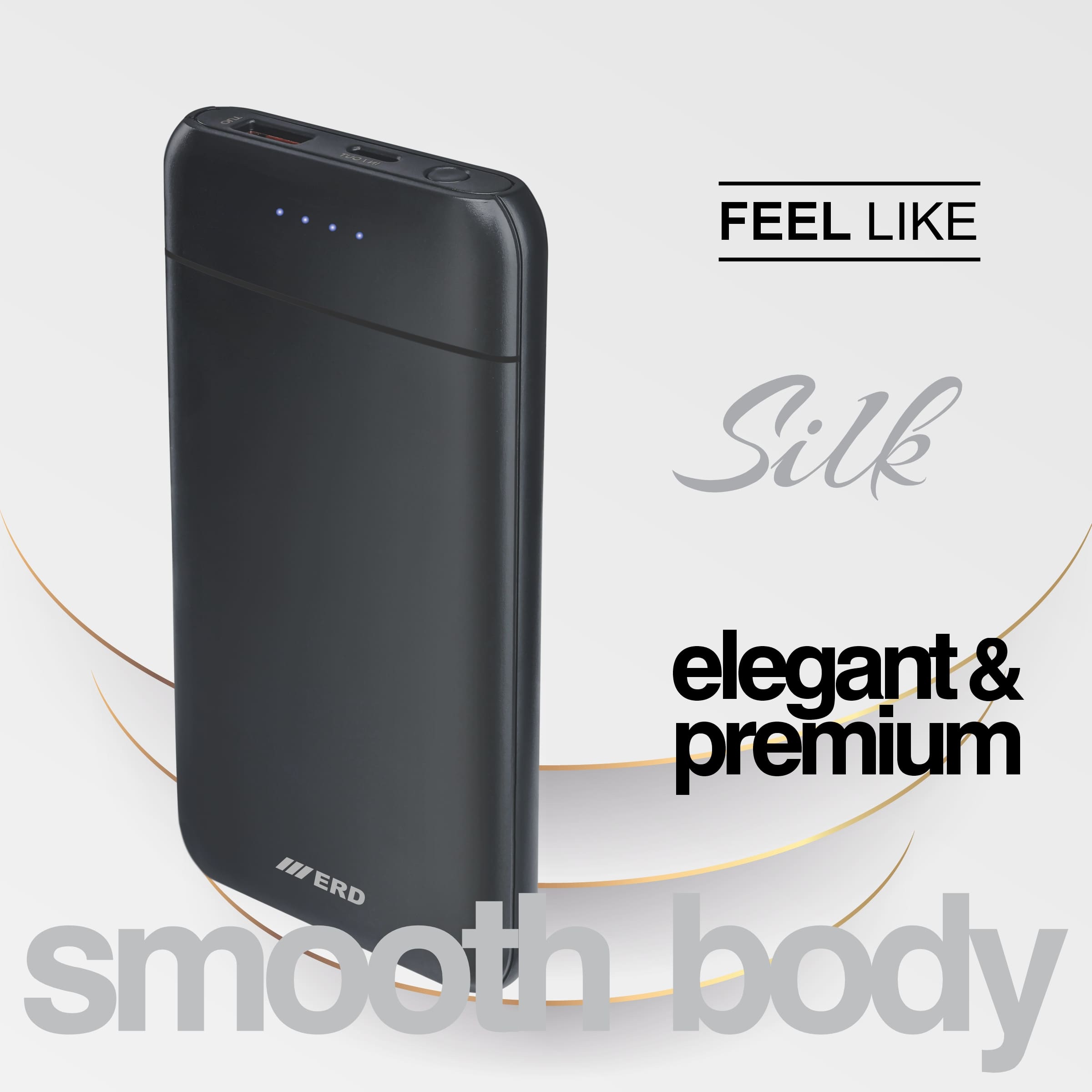 ERD PBE-604 POWER BANK 10000MAH BLK 25W 2