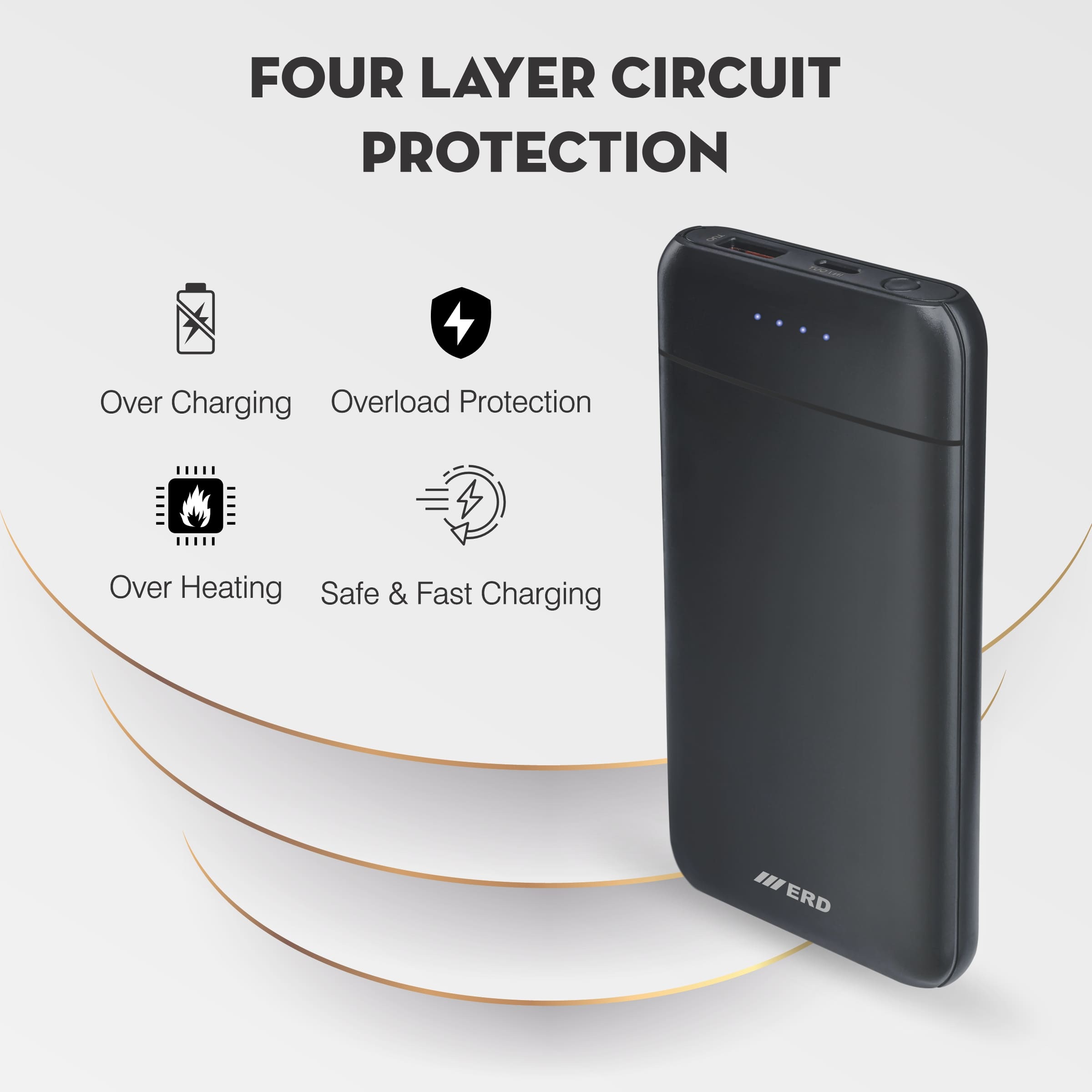 ERD PBE-604 POWER BANK 10000MAH BLK 25W 3