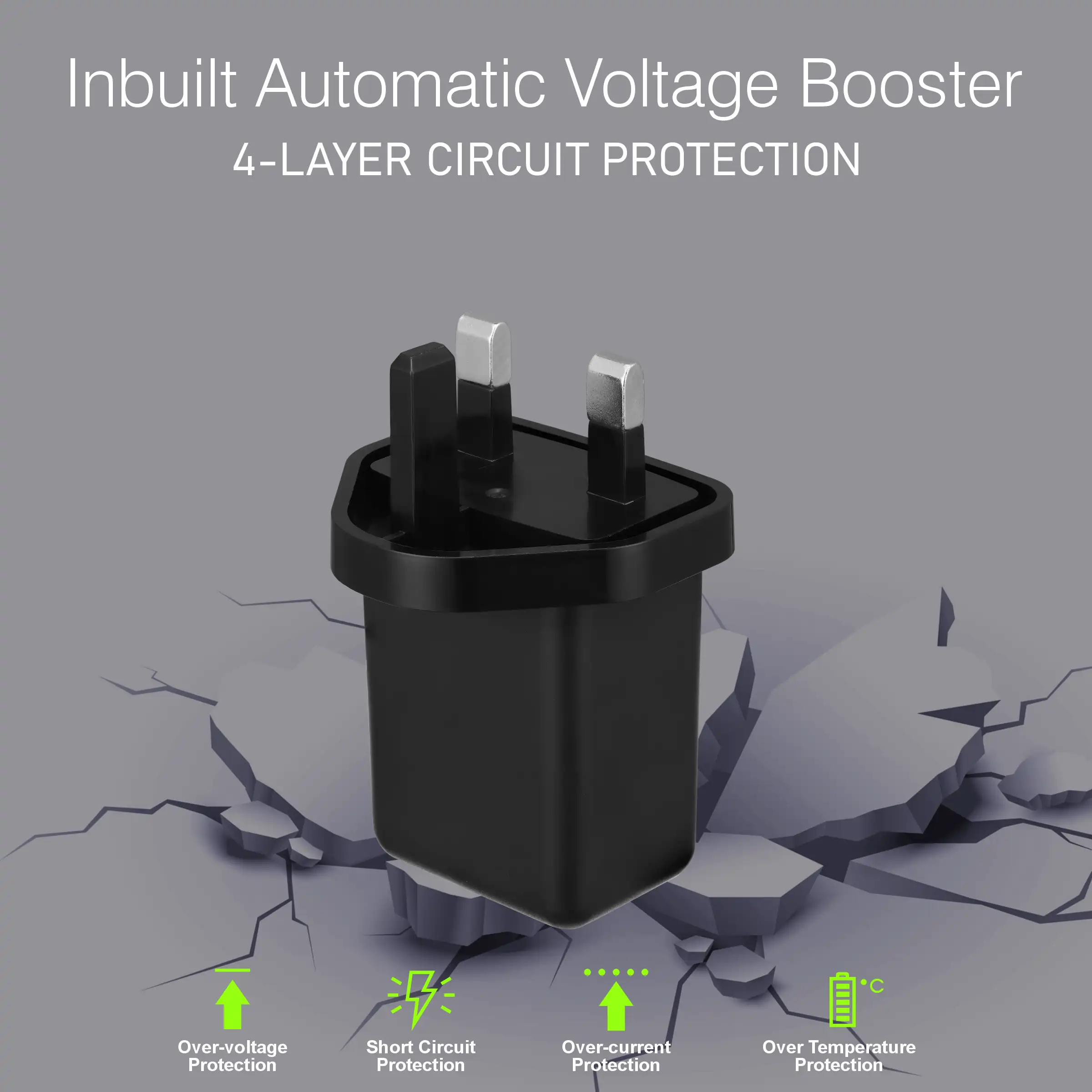 ERD TCU-652 USB A/C Dual Charger 33W Black 6