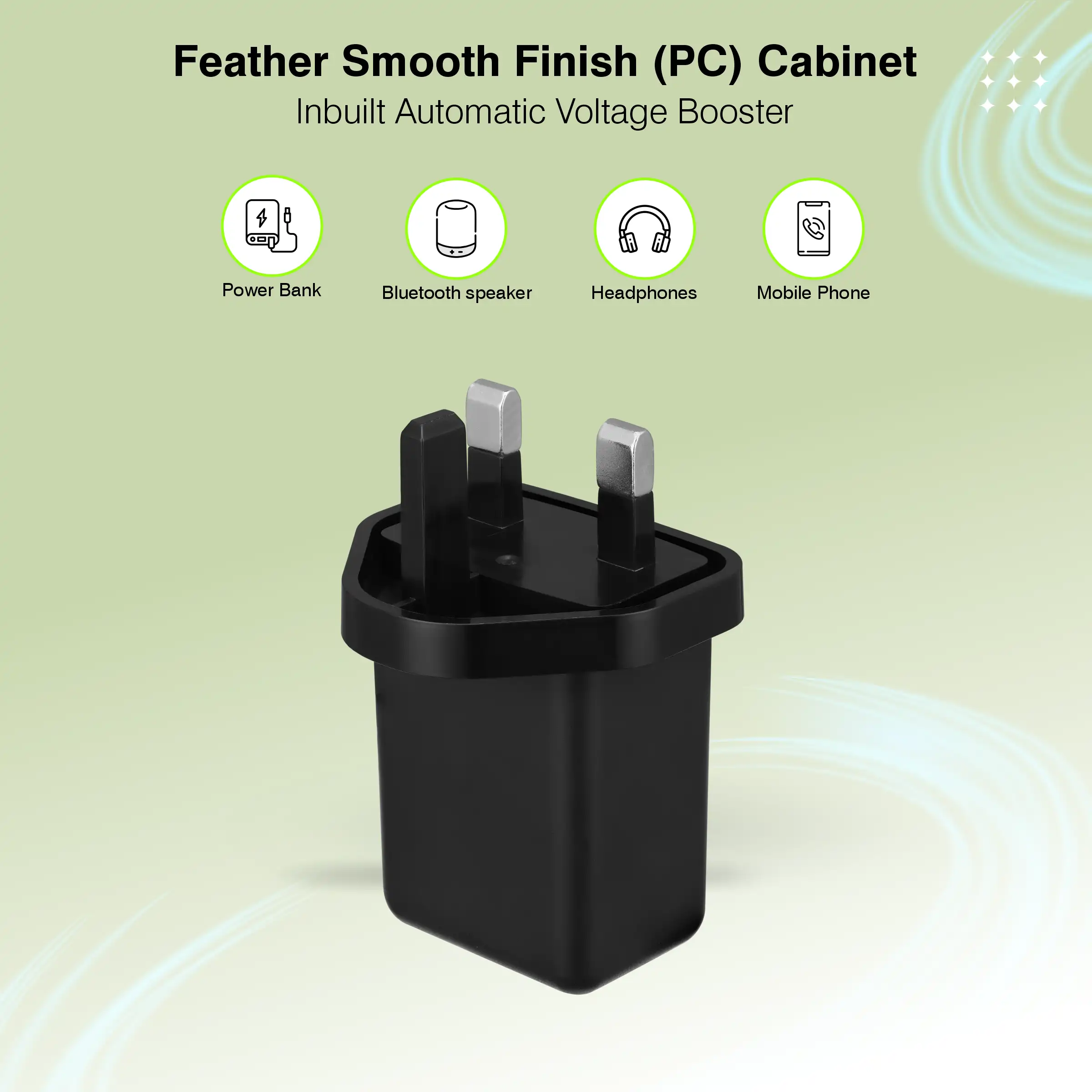 ERD TCU-673 USB A DUAL CHARGER BLK 15W 6