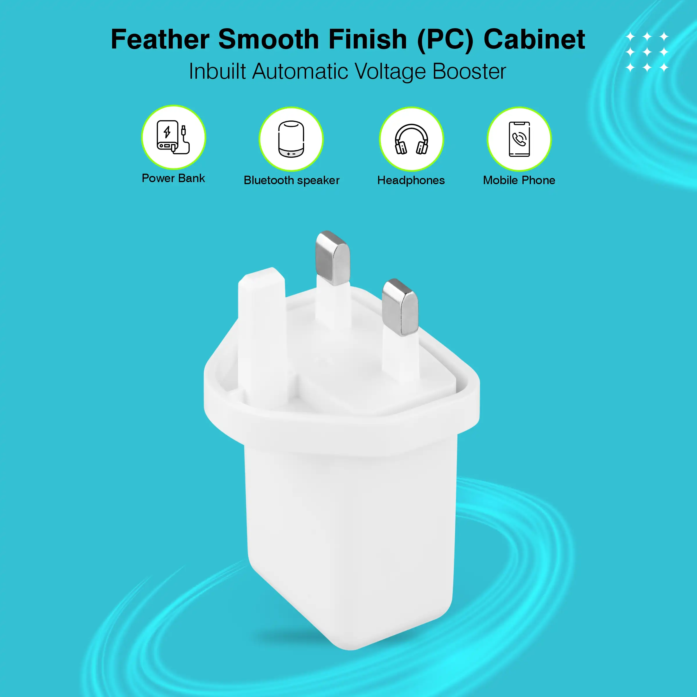 ERD TCU-673 USB A DUAL CHARGER WHT15W 6