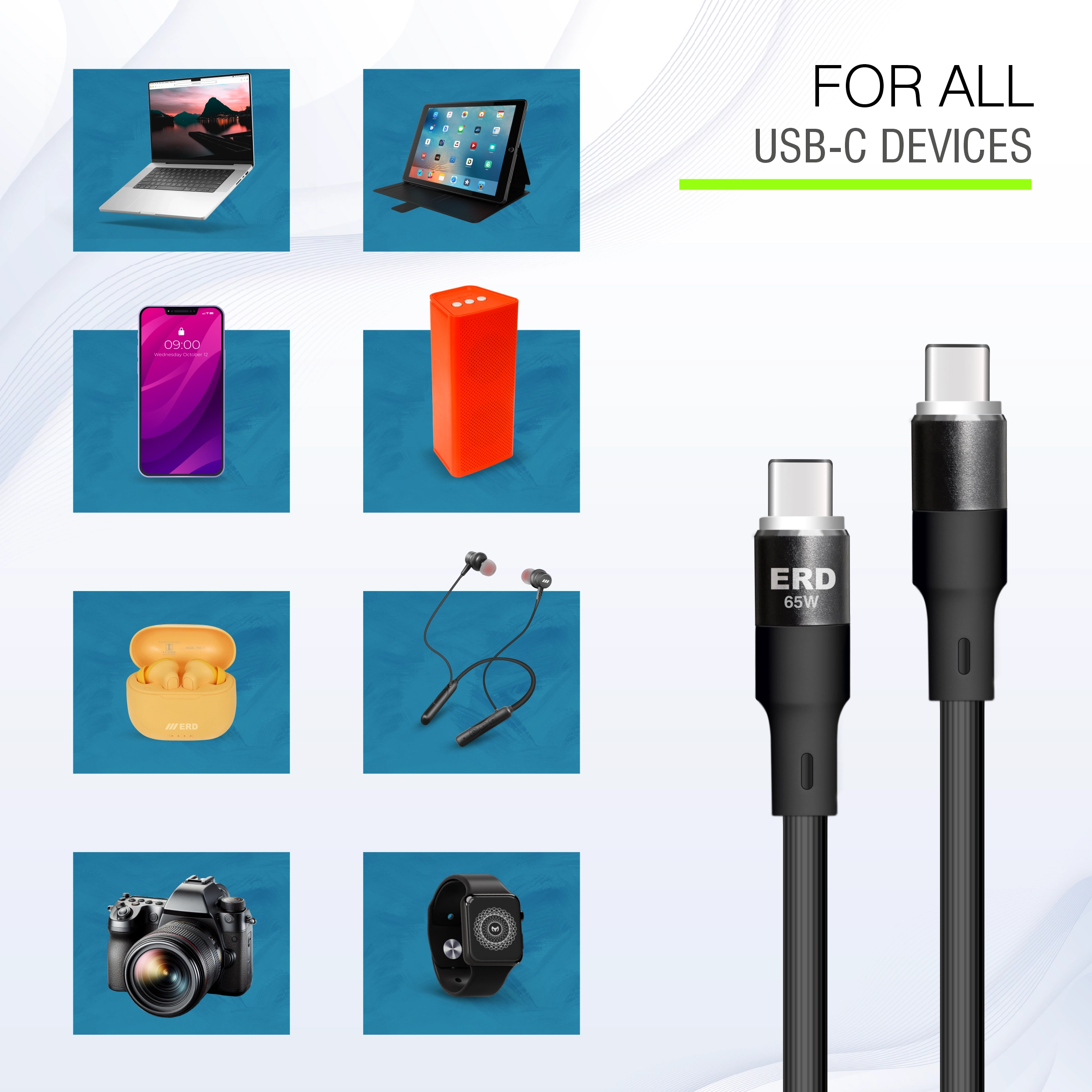 65W USB-C to USB-C Charging Cable 6