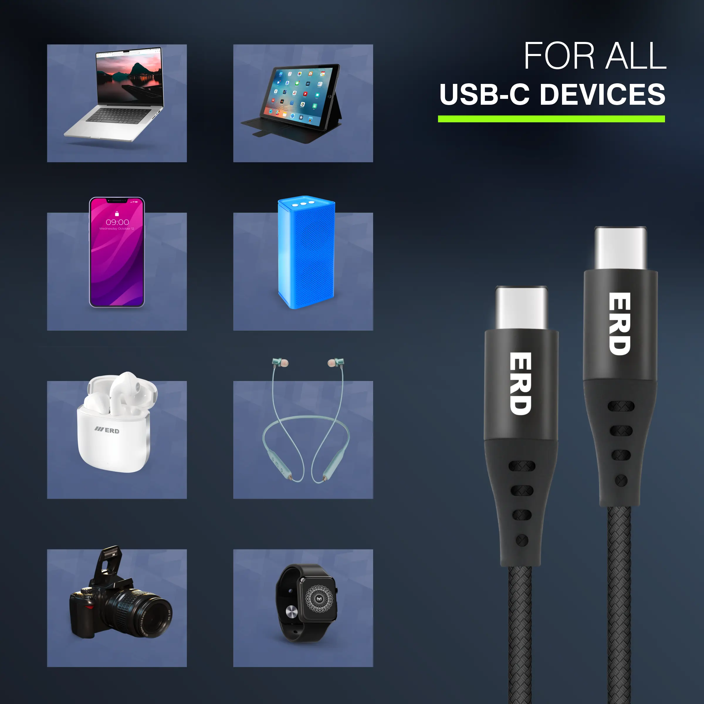 Braided USB-C to USB-C Cable 6