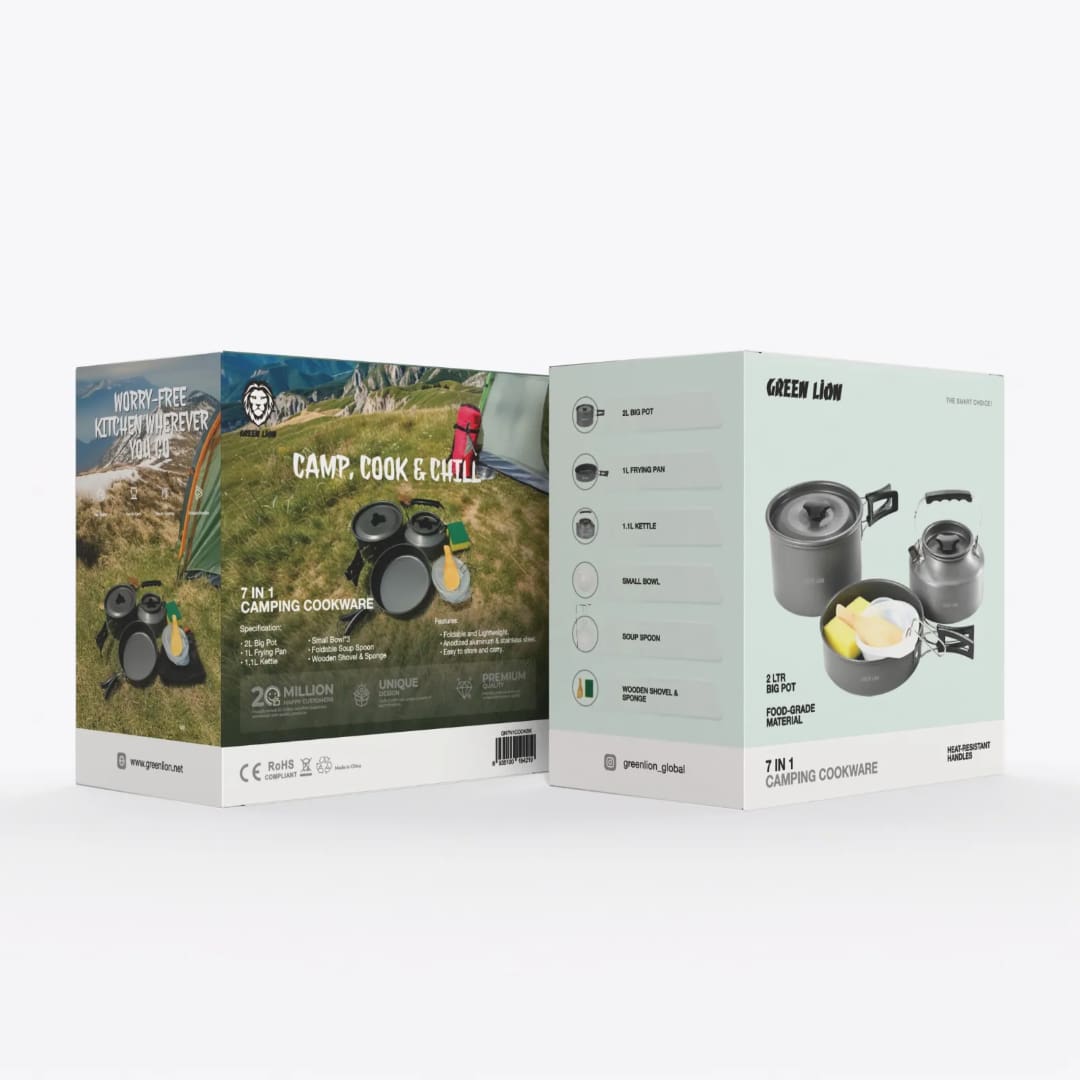 Green Lion 10 IN 1 Camping Cookware 2