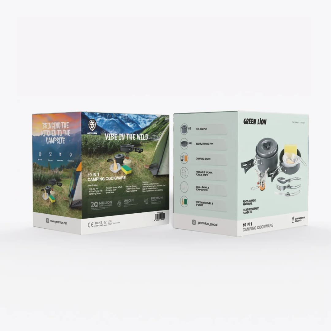 Green Lion 10 IN 1 Camping Cookware 3