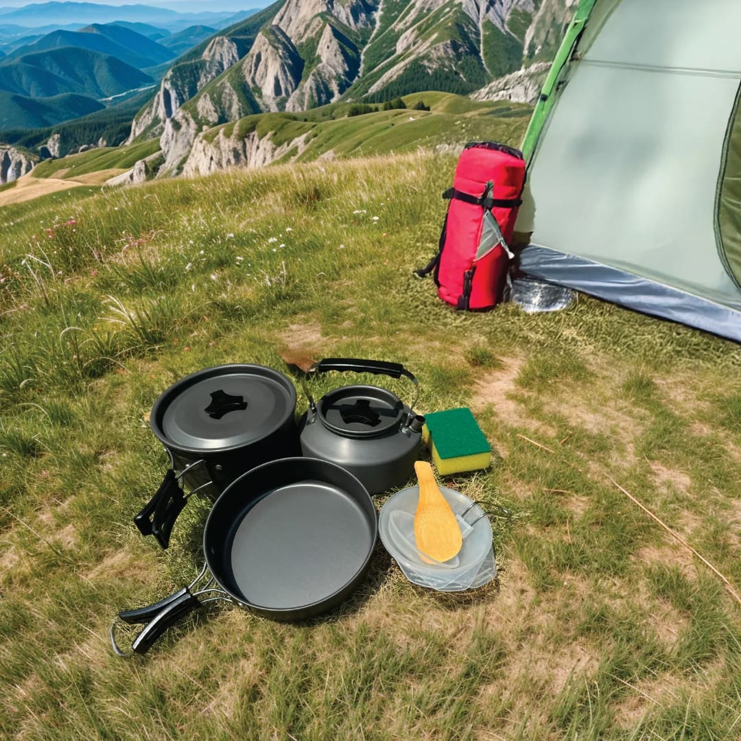 Green Lion 10 IN 1 Camping Cookware 4
