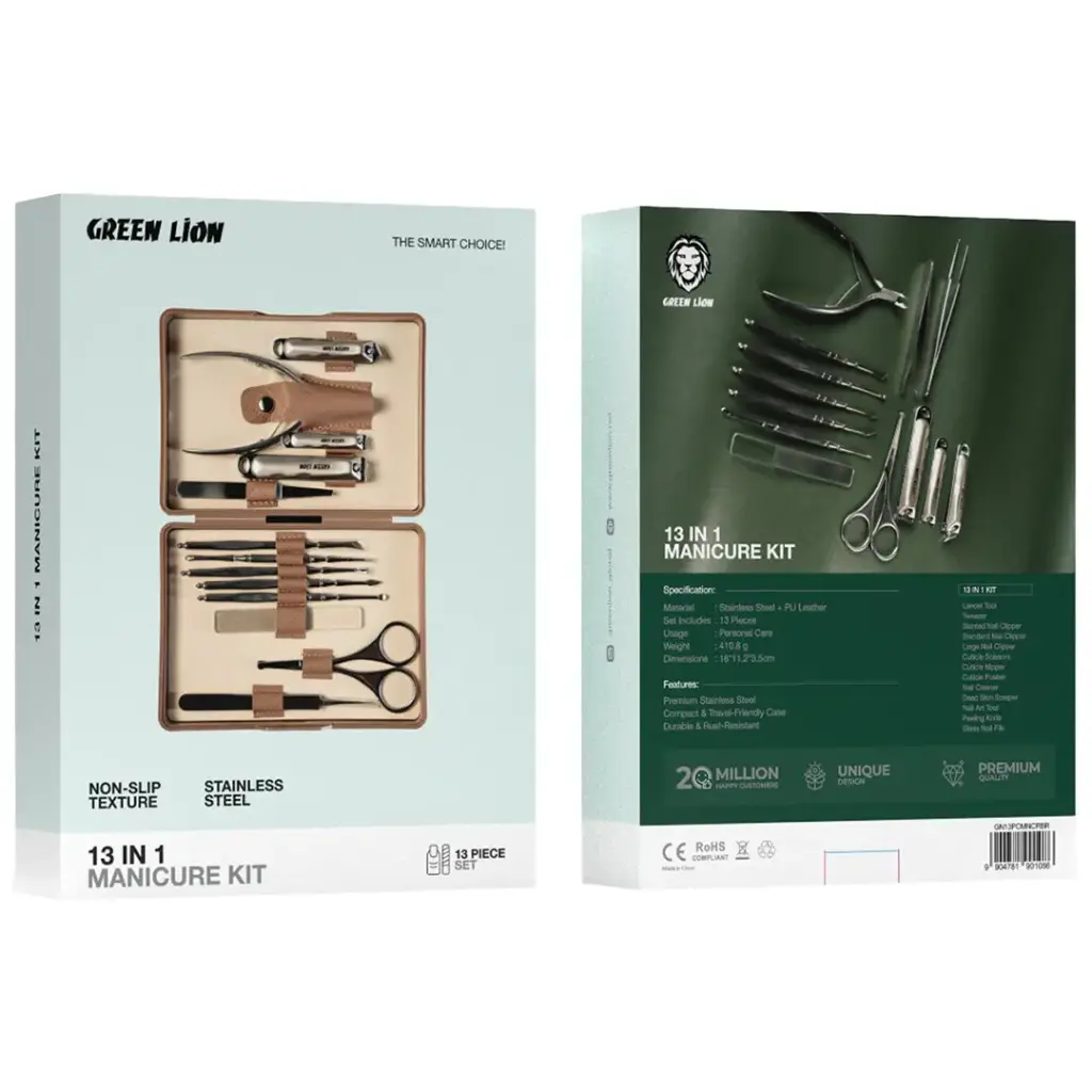 Green Lion 13 in 1 Manicure Kit 2