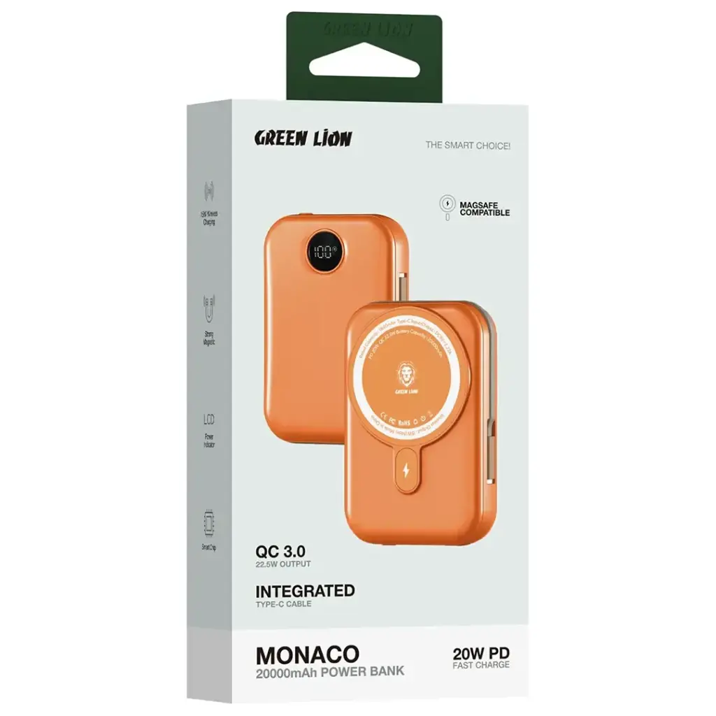 Green Lion 20000mAh Monaco MagSafe Power Bank 2
