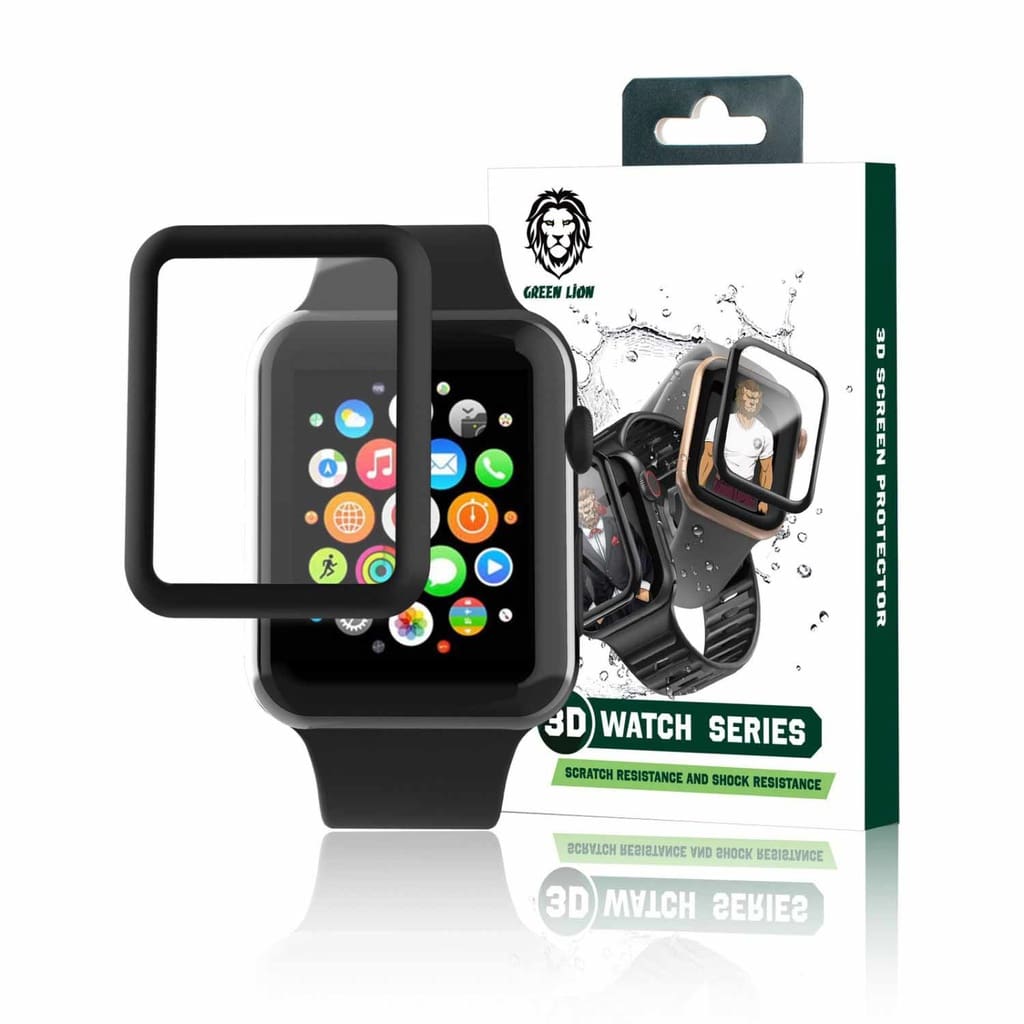 Green Lion 3D HD Glass Screen Protector For Apple Watch 2