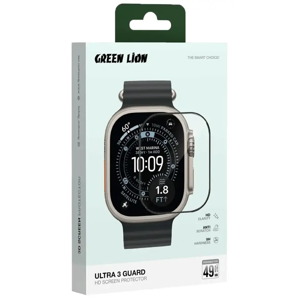 Green Lion 3D Screen Protector Ultra 3 for Apple Watch 2