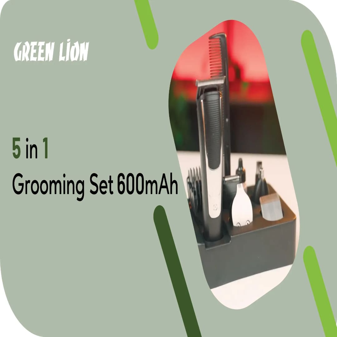 Green Lion 5 In 1 Grooming Set 2