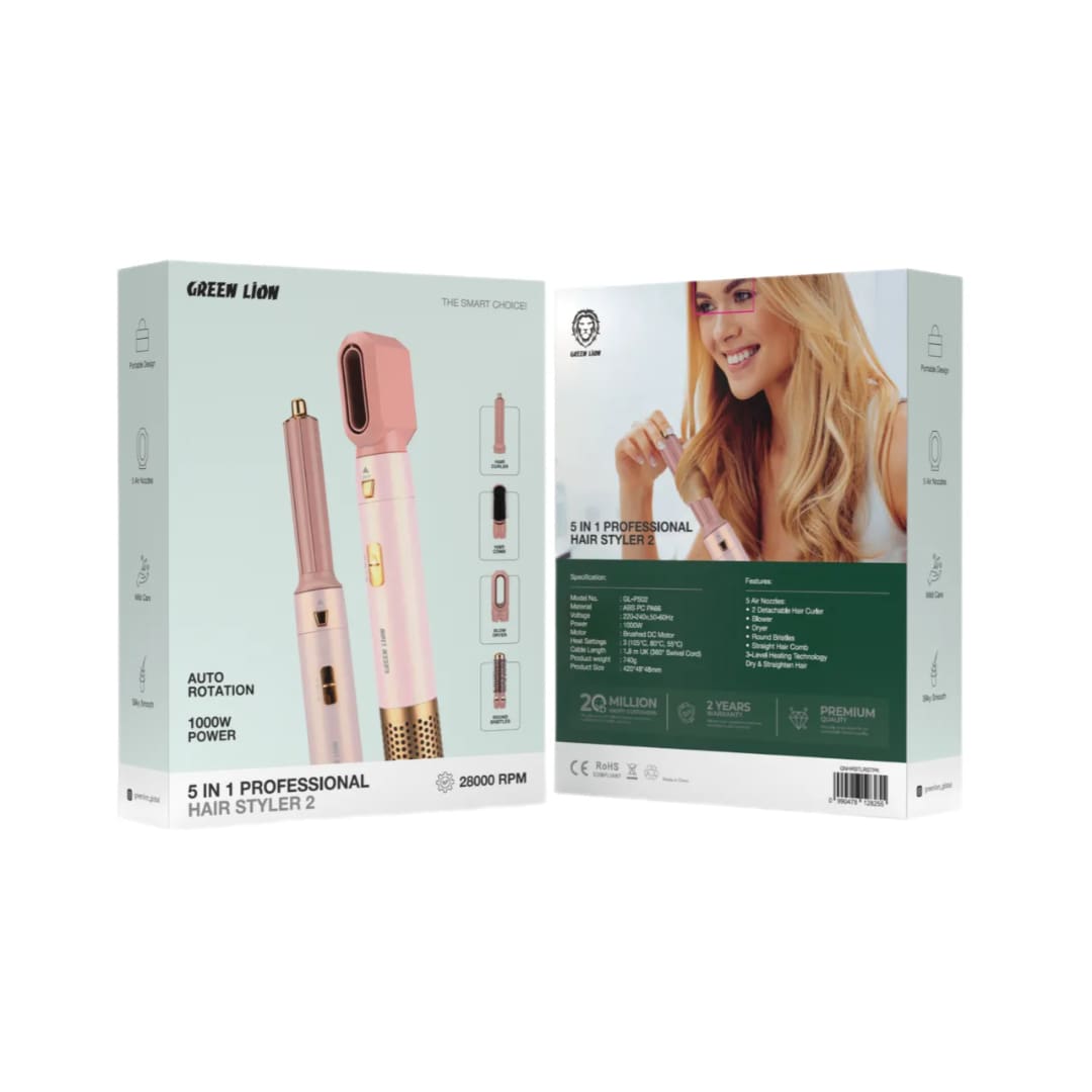 Green Lion 5 in 1 Professional Hair Styler 2 5