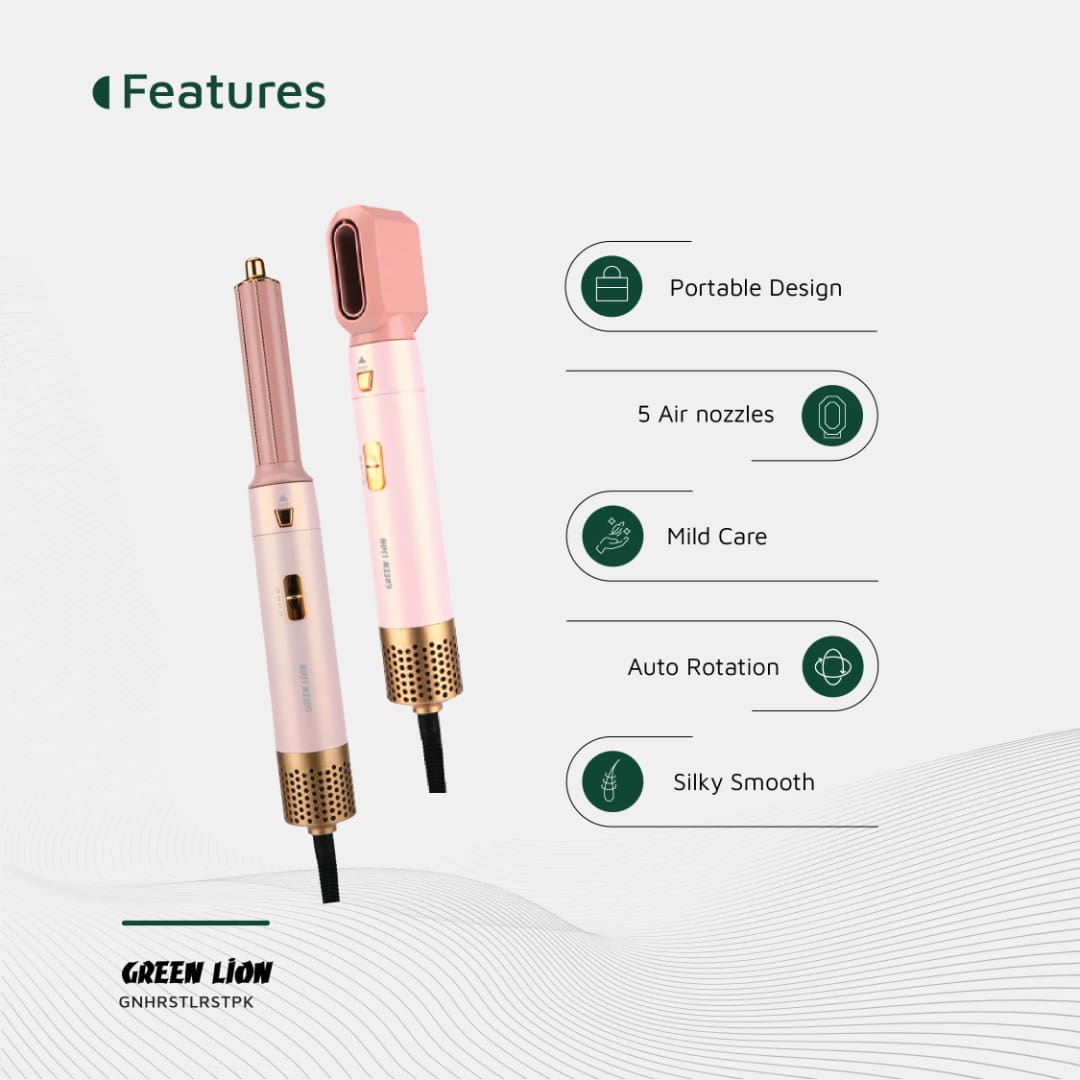 Green Lion 5 in 1 Professional Hair Styler 2 8