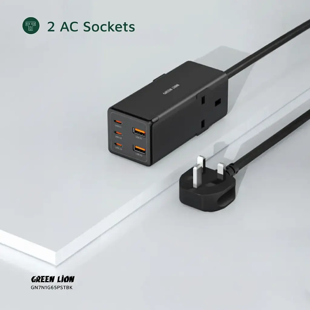 Green Lion 7 In 1 GaN 65W Power Strip 5