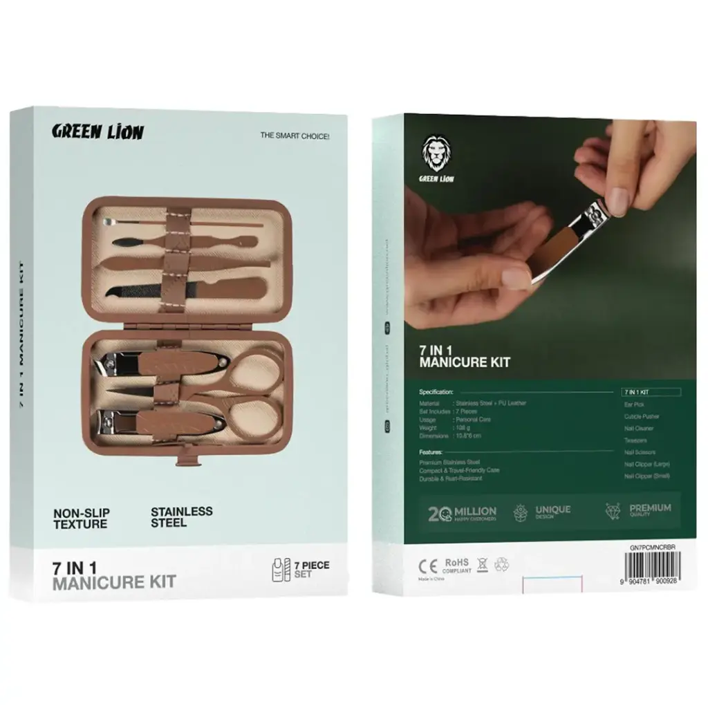 Green Lion 7 in 1 Manicure Kit 2