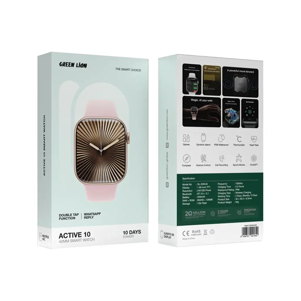 Green Lion Active 10 42mm Smart Watch 2