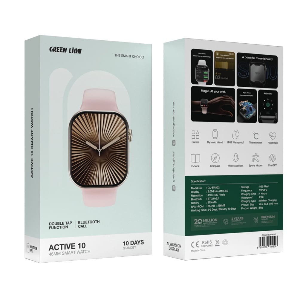 Green Lion Active 10 46MM Smart Watch 2