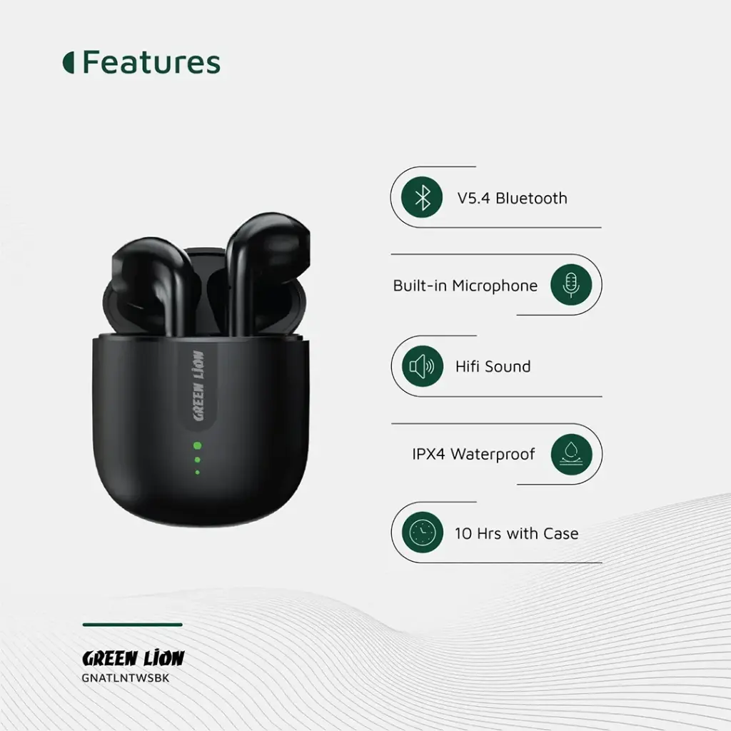 Green Lion Atlanta True Wireless Earbuds 3
