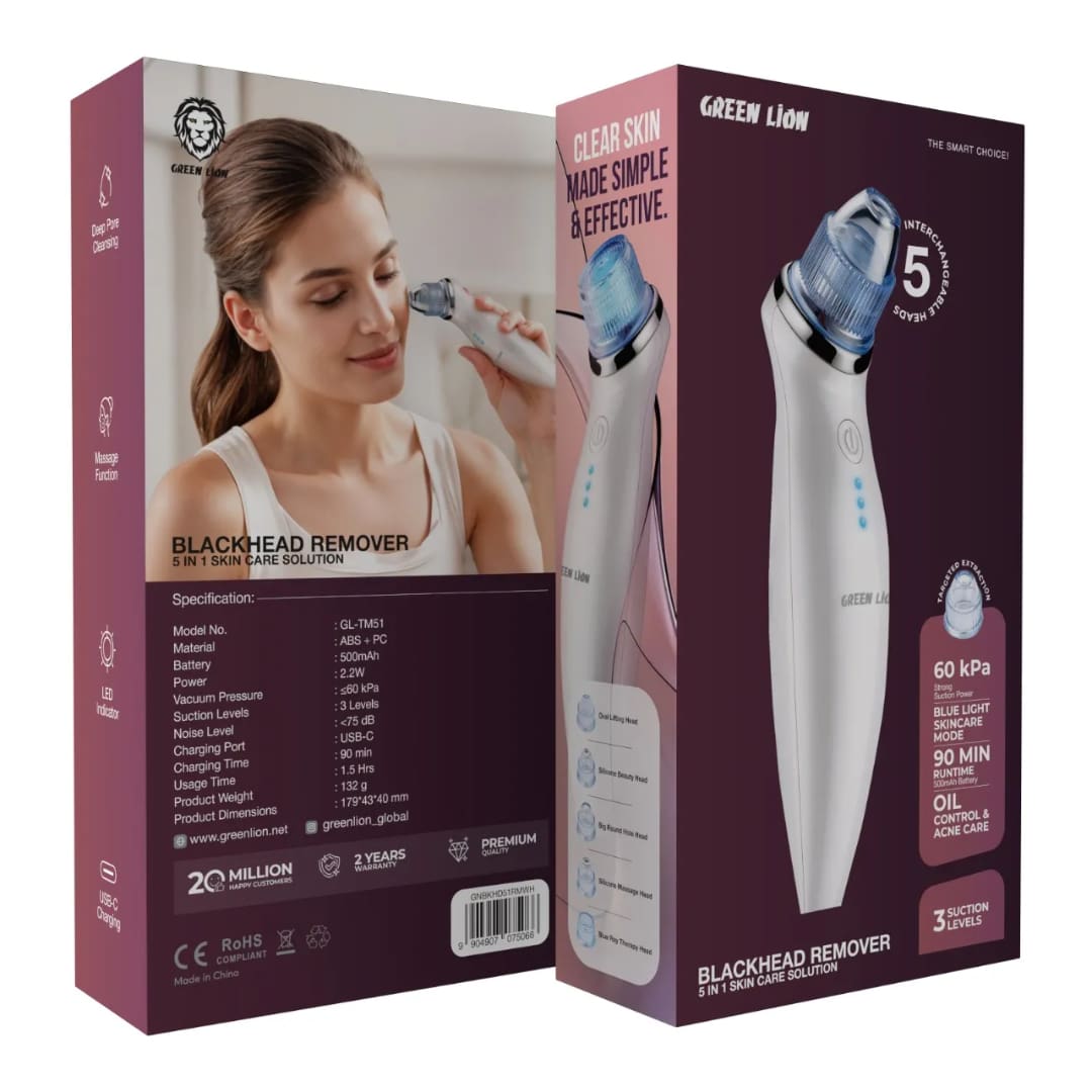 Green Lion Blackhead Remover 5 in 1 Skin Care Solution 6
