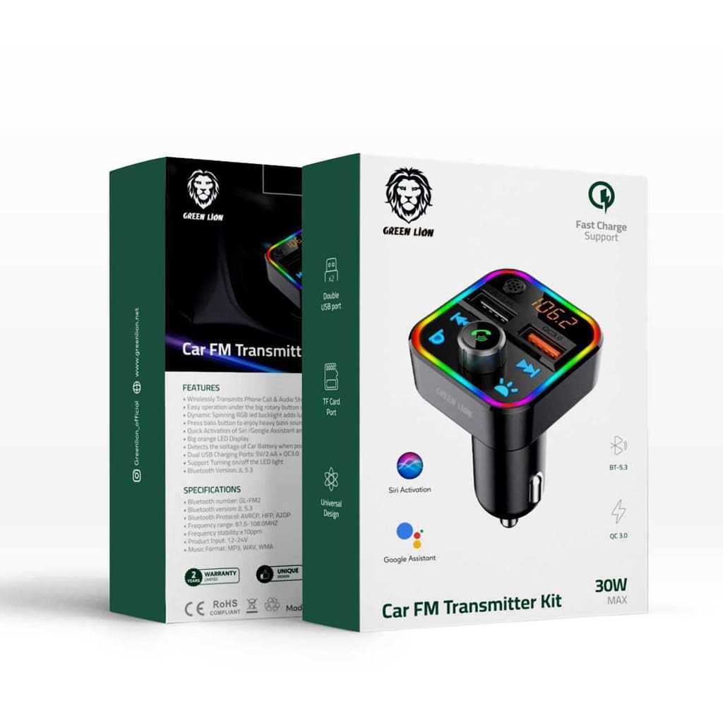 Green Lion Car FM Transmitter Kit 2