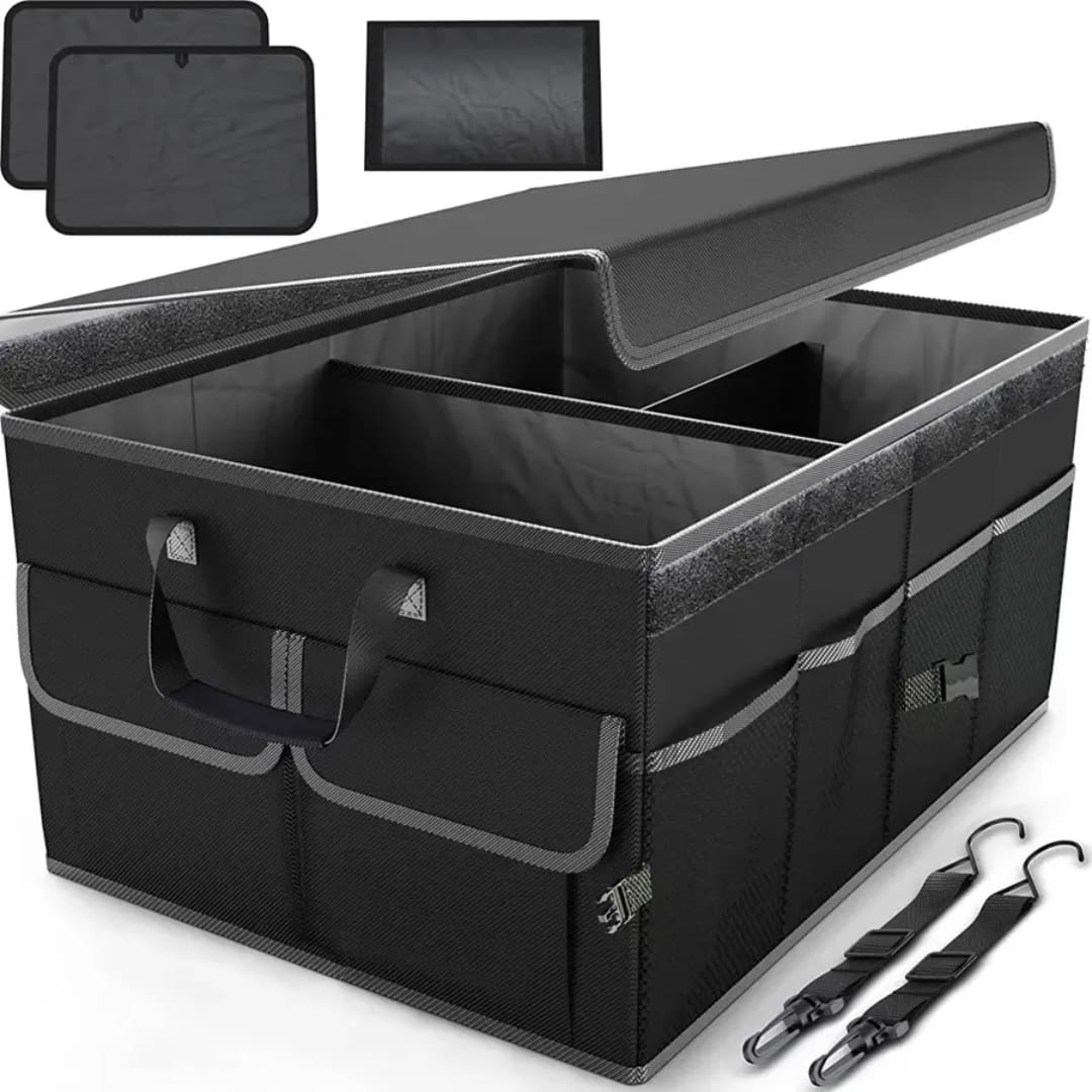 Green Lion Large Car Trunk Organizer with Lid 3