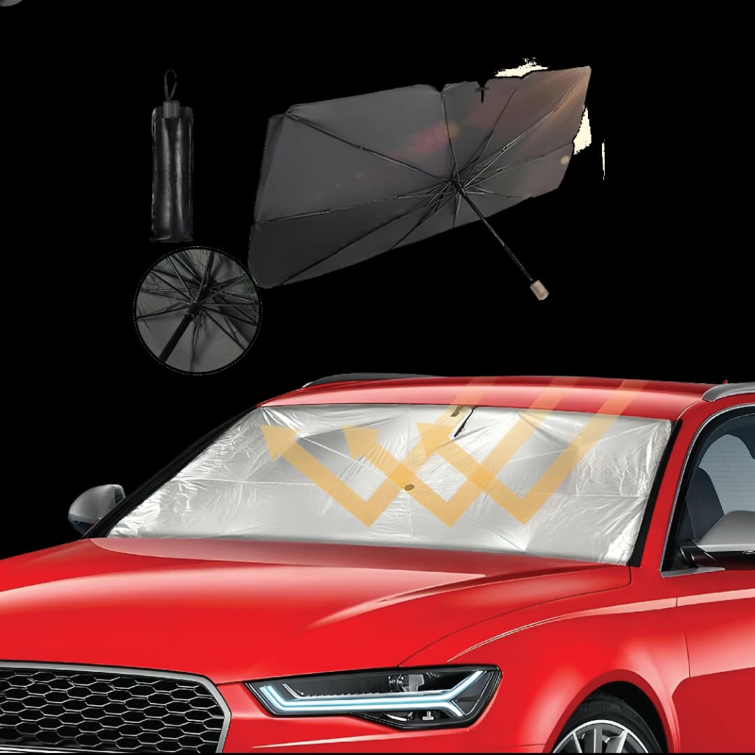 Green Lion Foldable Car Windshield Sunshade Umbrella 2